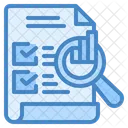 Statistics Report Analysis Icône