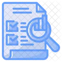 Statistics Report Analysis Icône