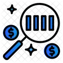 Money Search Analytic Icon