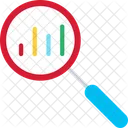Search Analytics Marketing Analytics Magnifying Glass Icon