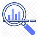 Search Analytics Data Graph Icon