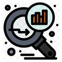 Search Analytics Search Analysis Search Statistics Icon