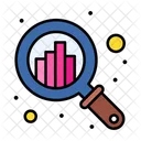 Search Analytics Search Analysis Growth Analytics Icon