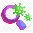 Search Bacteria Search Virus Microorganism Icon