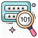 Search Binary Data Search Binary Code Digital Code Icon