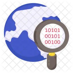 Search Binary Data  Icon