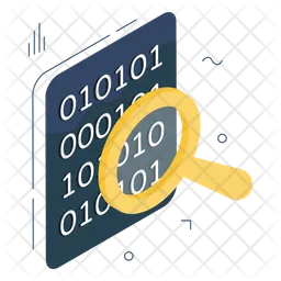 Search Binary Data  Icon
