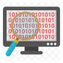 Search Binary Data Find Binary Data Look Binary Data Icon