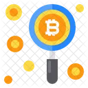 Find Coin Bitcoin Icon