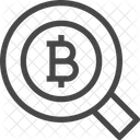 Search Bitcoin Bitcoin Find Icon