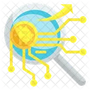 Search Bitcoin Analysis  Icon