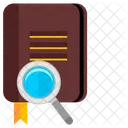 Book Find Magnifier Icon