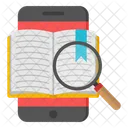 Search Book Find Book Look Book Icon