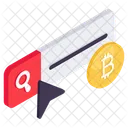 Search Box Search Bar Bitcoin Research Icon