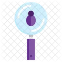 Search Bug Monitoring Research Icon