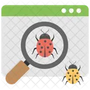 Bug Searching Detection Icon