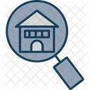 Search Building Apartment Building Icon