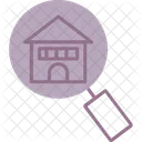 Search Building Apartment Building Icon