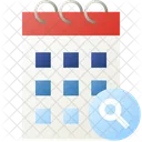 Search Calendar  Icon