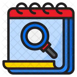 Search Calendar  Icon