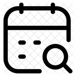Search calendar  Icon