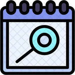 Search Calendar  Icon