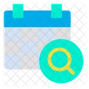 Search Calendar  Icon