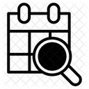 Search Calendar Calendar Search Icon