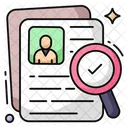Search Candidate Headhunting Find Candidate Icon