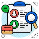 Search Candidate Search Talent Search Employee Icon