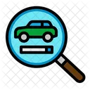 Search Car Search Inspection Icon