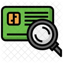 Search Card Credit Card Detective Icon