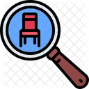 Magnifier Search Chair Icon