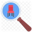 Magnifier Search Chair Icon