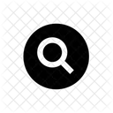 Search Circle Sharp Icon