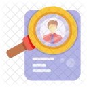 Find Client Search Client Find Customer Icon