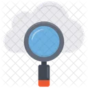 Search Cloud Magnifying Search Backup Icon