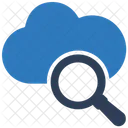 Cloud Database Search Icon