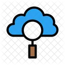Search Cloud Database Icon
