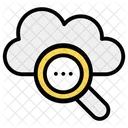 Search Cloud Find Cloud Cloud Exploration Icon
