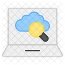 Search Cloud Search Network Find Cloud Icon