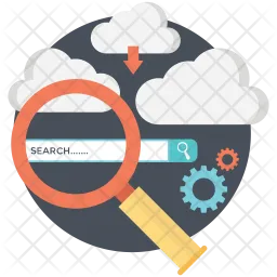 Search Cloud  Icon