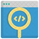 Search Programming Coding Icon