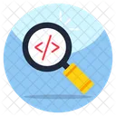 Search Coding  Icon