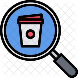 Search Coffee Cup  Icon