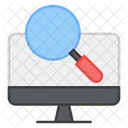 Search Computer Find Computer Computer Analysis Icon