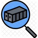 Search Magnifier Container Icon