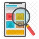 Search Content Content Analysis Find Content Icon