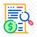 Contract Money Check Icon