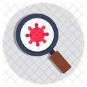 Search Covid Corona Coronavirus Icon
